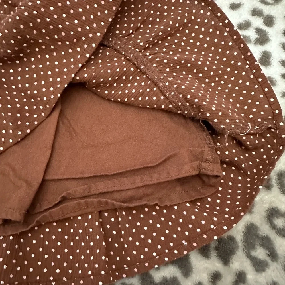 Old Navy Polka Dot Skirt in Brown Pink Size 6-12 months